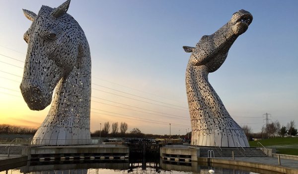 Cosa vedere a Falkirk: statue dei cavalli Kelpies