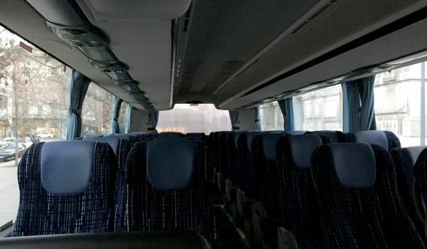 A bordo del bus Terravision diretto da Milano Centrale all'aeroporto di Malpensa