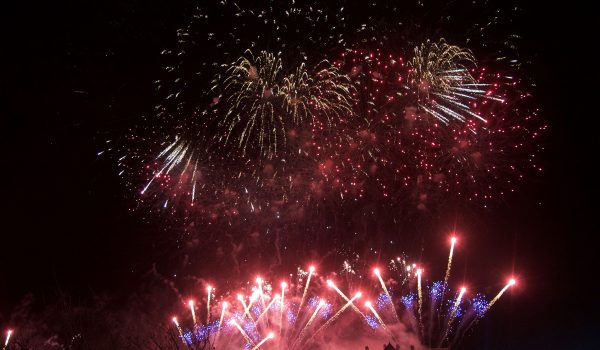 Capodanno a Edimburgo (Hogmanay): fuochi d'artificio dal Castello