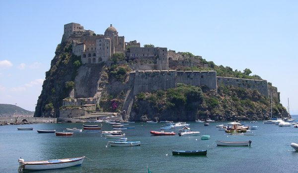 Il Castello Aragonese sull'isola di Ischia