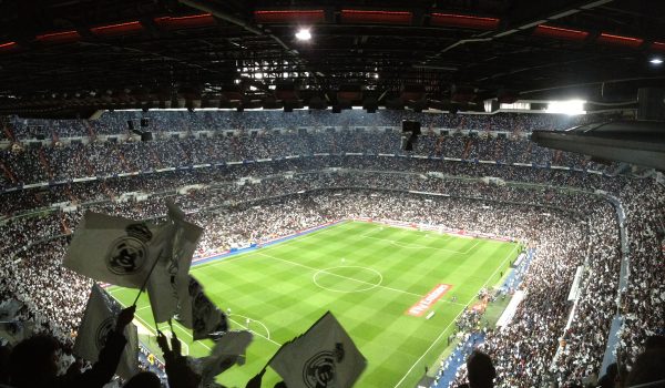 Coreografia al Bernabéu per il Clásico 2014