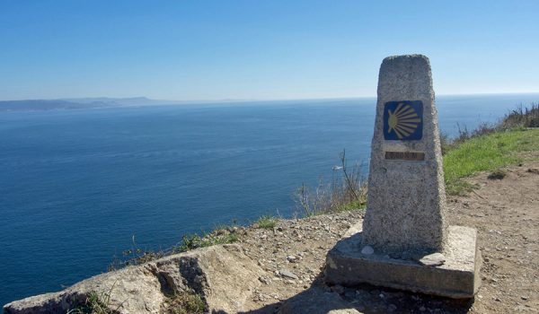 Dónde está situado el "kilómetro cero" del Camino de Santiago a Finisterre - Galicia, España