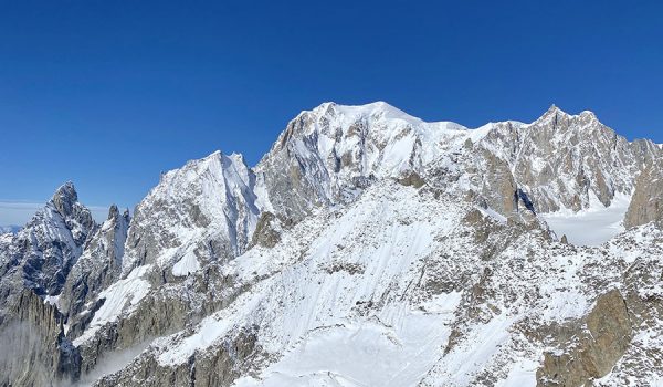 Panoramic view over Mont Blanc peak from Punta Helbronner - Skyway Mont Blanc from Entrèves (Courmayeur)