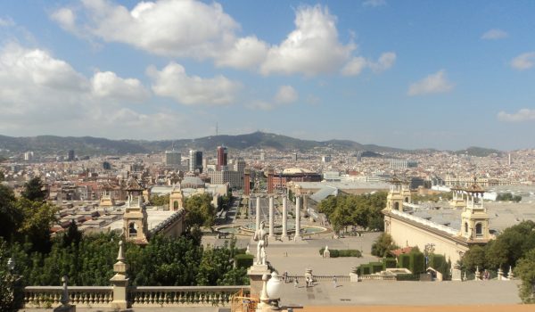 Vista di Barcellona dal Montjuic