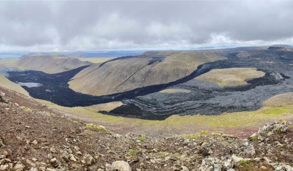 La colata lavica del vulcano Fagradalsfjall, eruttato nel 2021