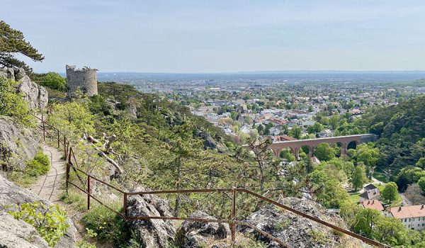 The Black Tower (Schwarzerturm) in Mödling, Lower Austria